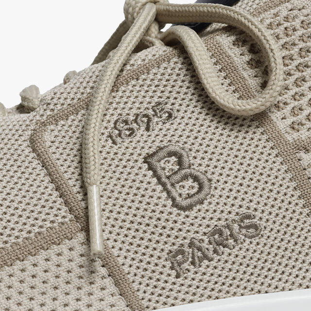 Shadow Knit And Leather Sneaker, SAND, hi-res 8