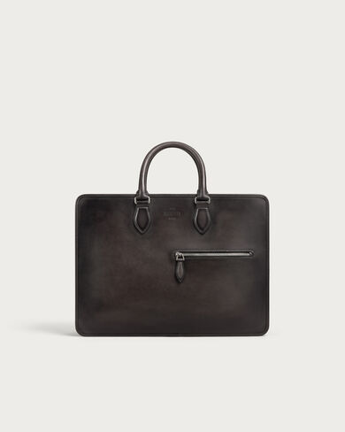 2 Jours Briefcase, Nero Grigio, hi-res