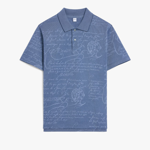 Scritto Piqué Polo, NILE BLUE, hi-res 1