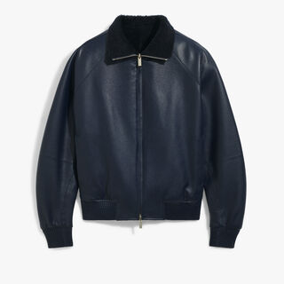 Deer & Shearling Reversible Tracksuit, COLD NIGHT BLUE, hi-res