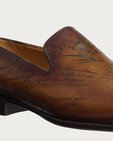 Galet Cursive Slipper, Tobacco Bis, hi-res