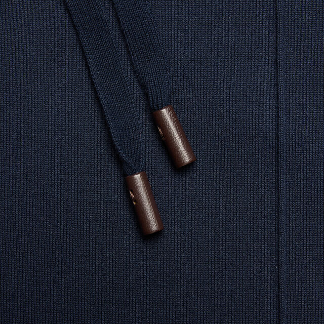 Double Face Knitted Pants, COLD NIGHT BLUE, hi-res 4