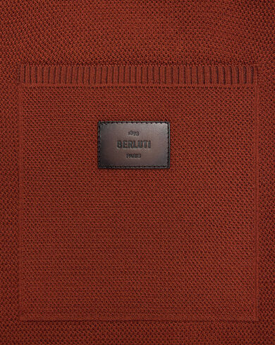 Shadow Jogpants with Leather Detail, Rust, hi-res