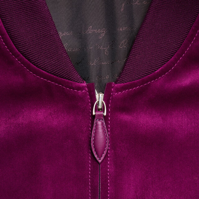 Suede Bomber, PURPLE FUSHIA, hi-res 8