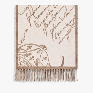 Double Face Herringbone / Scritto Scarf