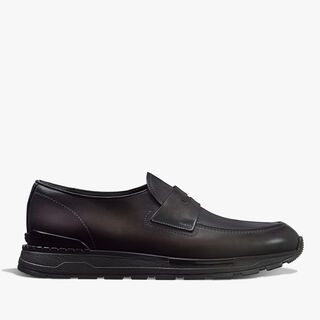 Fast Track Venezia Calf Leather Sneaker, NERO GRIGIO, hi-res