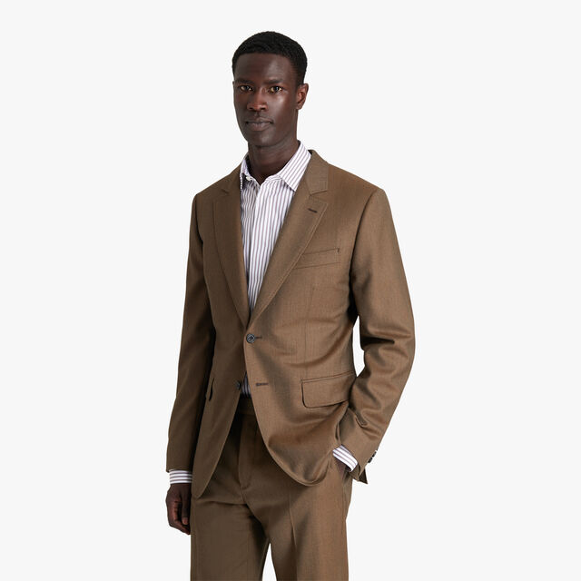 Wool Lined Formal Jacket, CAMO GREEN, hi-res 2