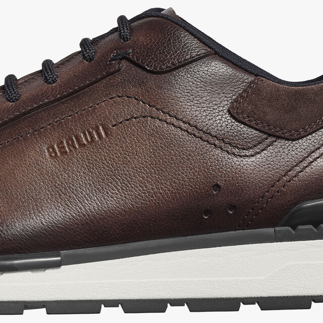 Fast Track Venezia Calf Leather Sneaker, SOFT BROWN, hi-res 9