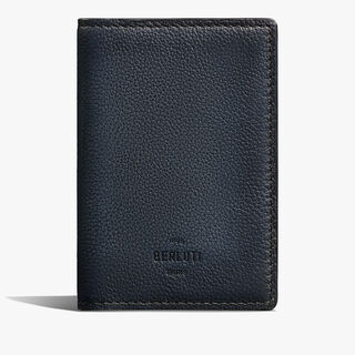 Jagua Leather Card Holder, INDIGO DENIM, hi-res