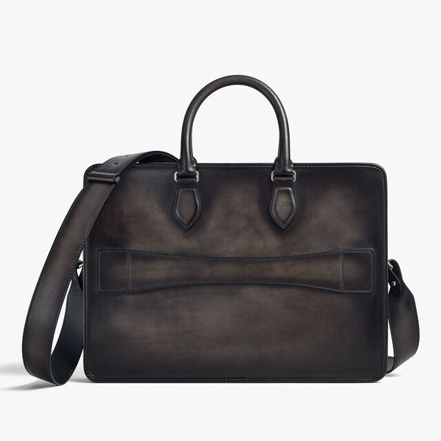 Un Jour Scritto Leather Briefcase