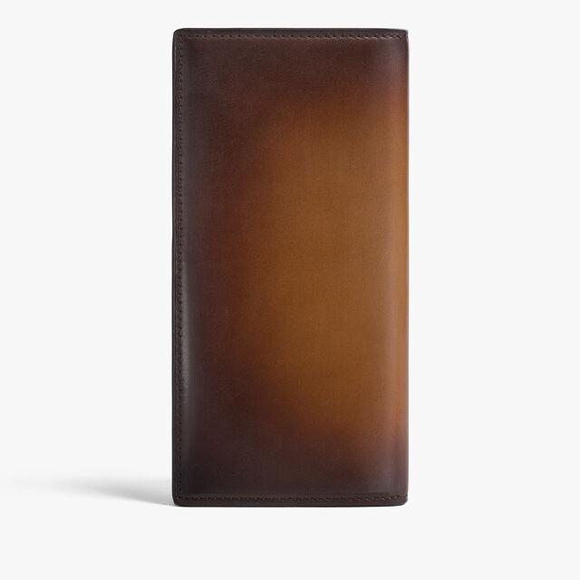 Espace Andy Long Wallet In Leather, CACAO INTENSO, hi-res 3