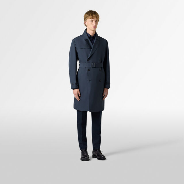 Technical Silk Light Trench