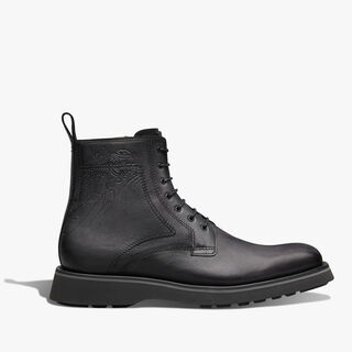 Alessio Scritto Leather Boot, NERO GRIGIO, hi-res