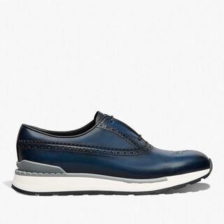 Fast Track Leather Sneaker, DENIM CHIARO, hi-res