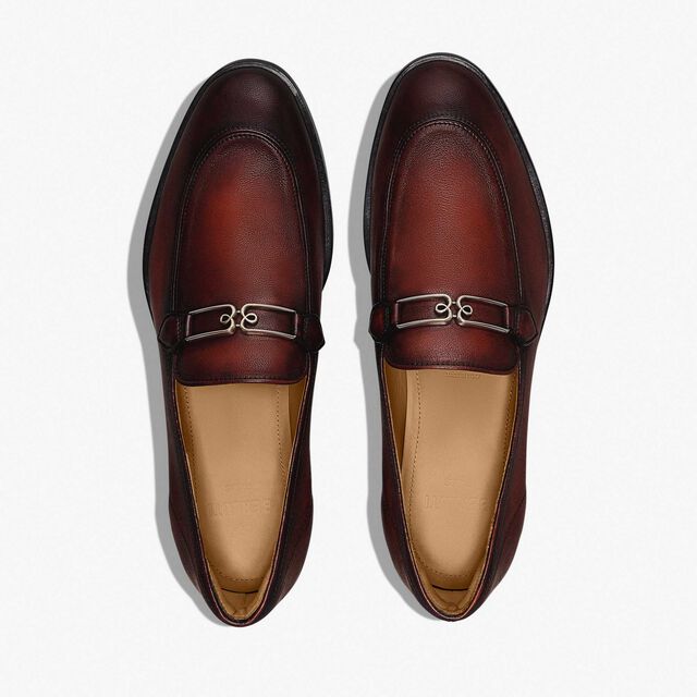 B Volute Calf Leather Loafer, MATTONE, hi-res 3