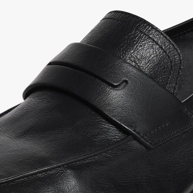 Lorenzo Kangaroo Leather Loafer, NERO, hi-res 8