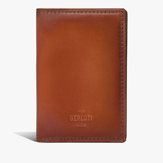 Jagua Leather Card Holder, ARANCIO VERMIGLIO, hi-res 1