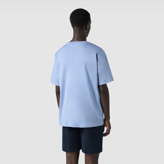 口袋LogoT恤衫, PALE BLUE, hi-res 3