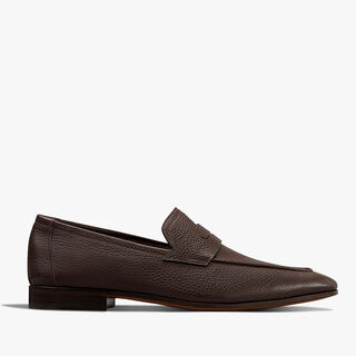 Lorenzo Goat Leather Loafer, MARRONE QUERCIA, hi-res