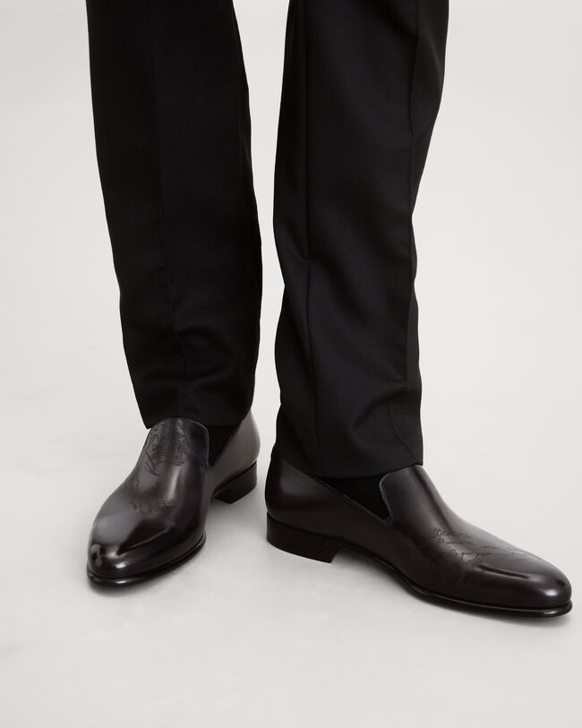 Galet Cursive Slipper, Nero Grigio, hi-res