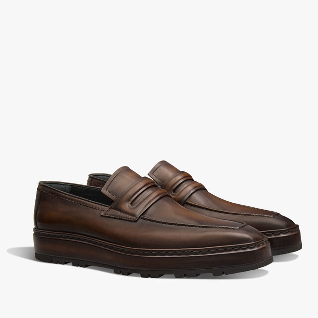 Andy Alto Leather Loafer, MARRONE INTENSO, hi-res 2