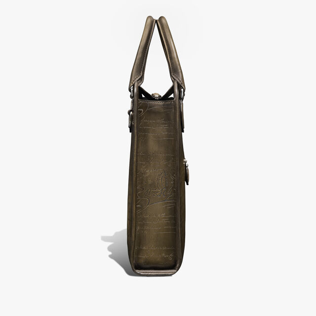 Premier Jour Cabas Scritto Leather Tote Bag, APPENNINI, hi-res 4