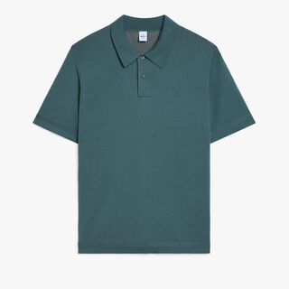 B-Thabor Short Sleeves Polo, GREEN SMOKE, hi-res