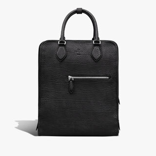 Premier Jour Leather Backpack, CARBON BLACK, hi-res