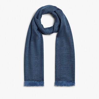 Light Scritto Scarf, BLUE HAWAI, hi-res