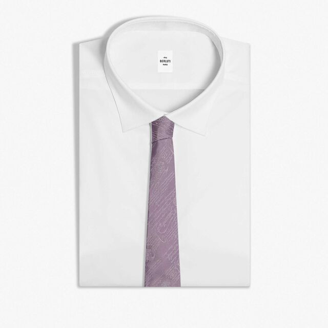 Classic Scritto Tie, LILAC POWDER, hi-res 2