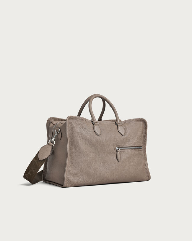 Overnight Travel Bag, Taupe, hi-res