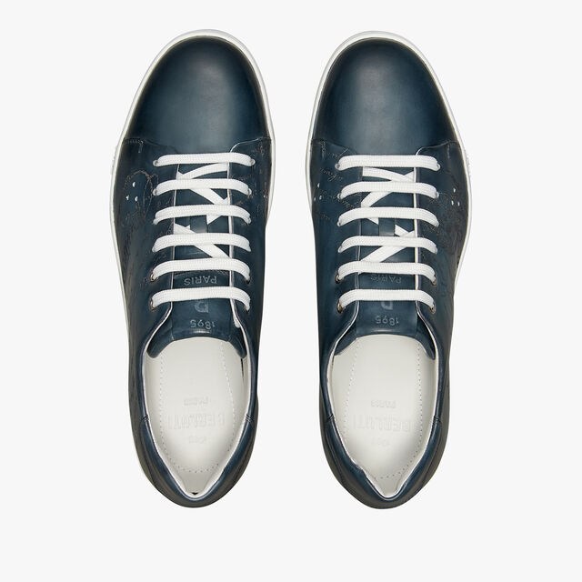 Playtime Scritto Leather Sneaker, STEEL BLUE, hi-res 3