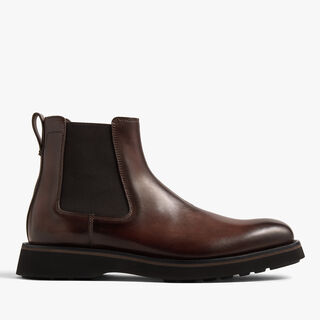 Alessio Venezia Calf Leather Chelsea Boot, MARRONE INTENSO, hi-res