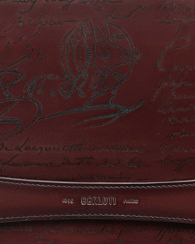 Tersio Zipped Pouch, Legno Bruciato, hi-res