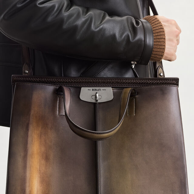 Luti 38 Leather Tote Bag, ALBA, hi-res 4