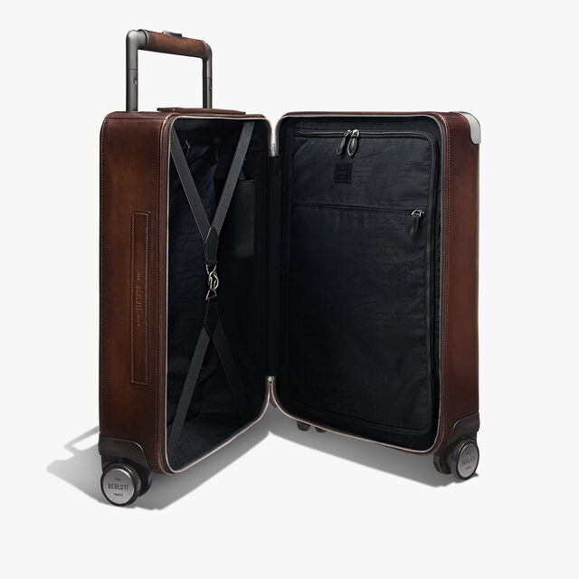 Formula 1005 Scritto Leather Rolling Suitcase, SOFT BROWN, hi-res 6