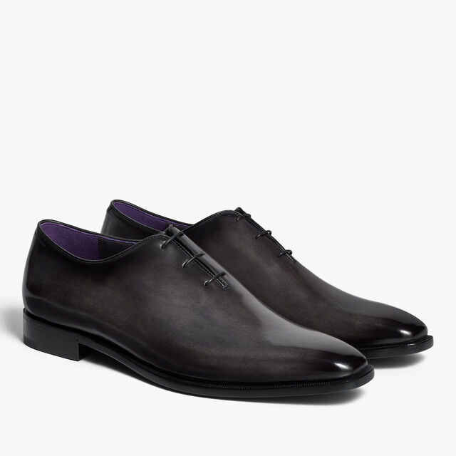 Alessandro Démesure Leather Oxford, NERO GRIGIO, hi-res 4