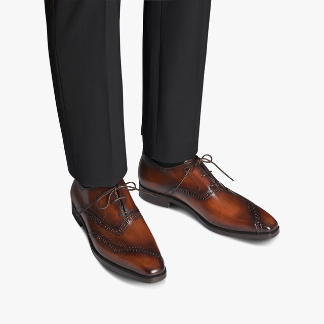 Démesure Leather Oxford, CACAO INTENSO, hi-res 7