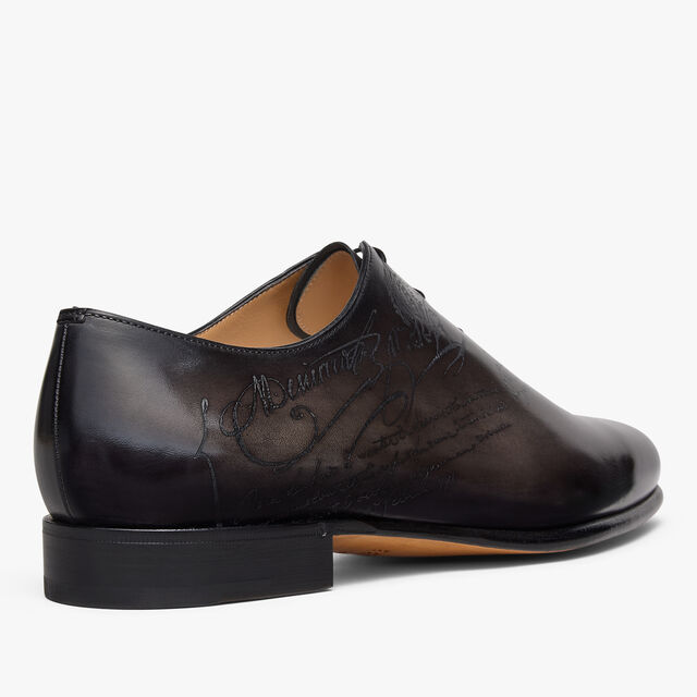 Alessandro Galet Scritto Leather Oxford, NERO GRIGIO, hi-res 5