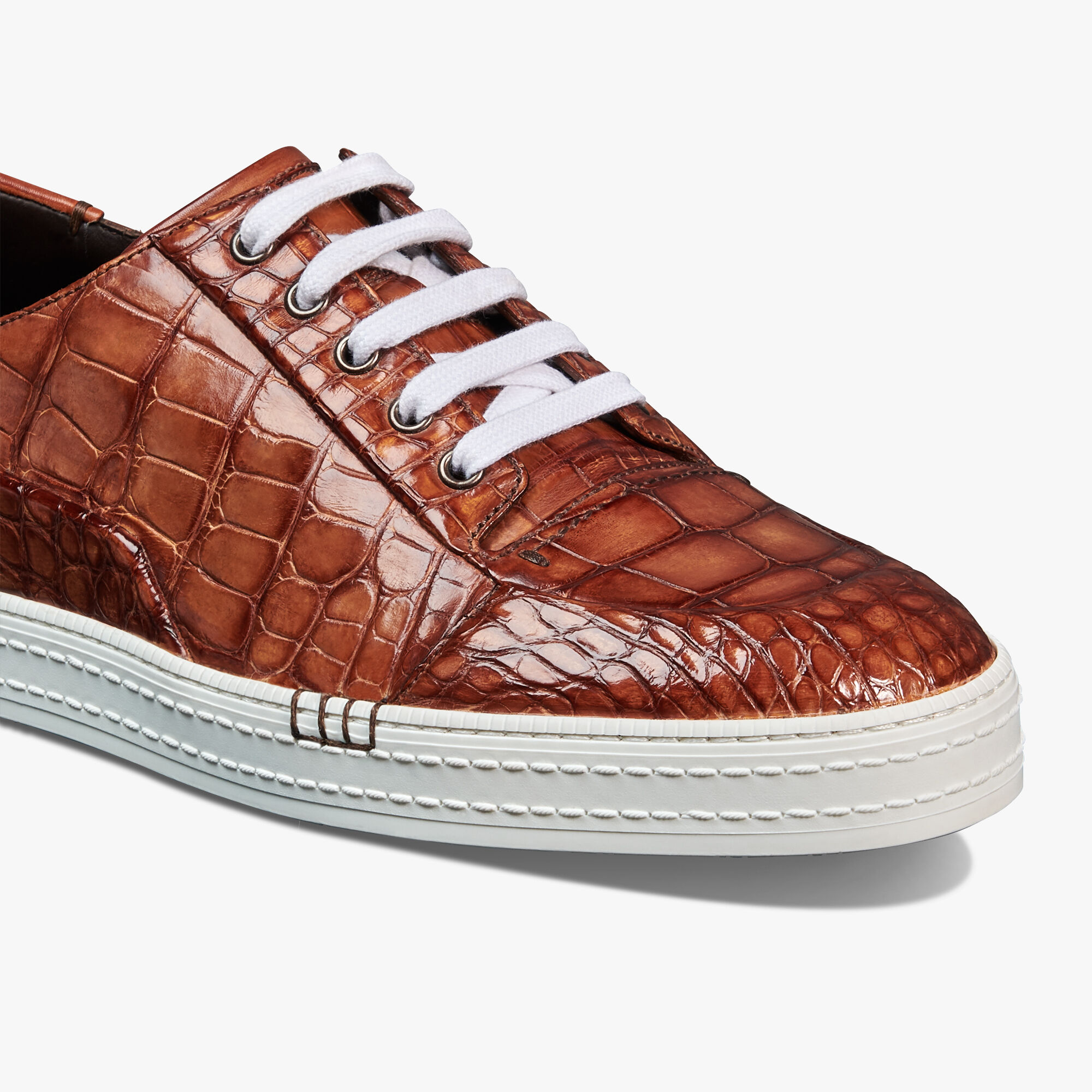 leather sneakers