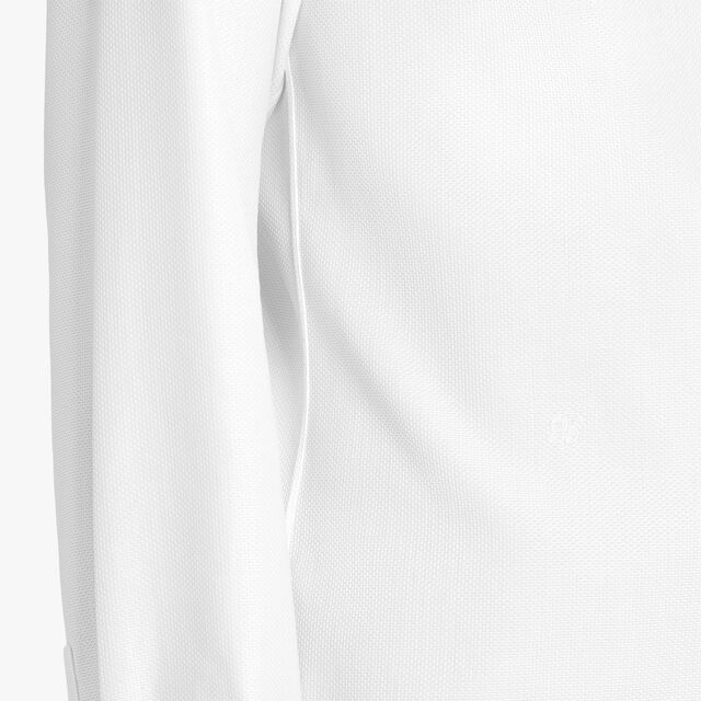 Cotton Double Cuffs Andy Shirt, BLANC OPTIQUE, hi-res 6
