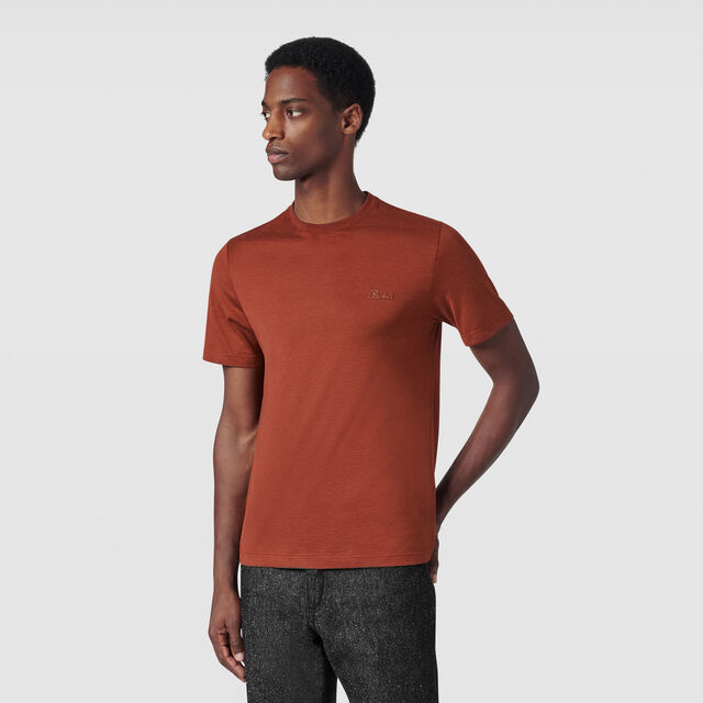 Thabor T-shirt, CHESTNUT BROWN, hi-res 2