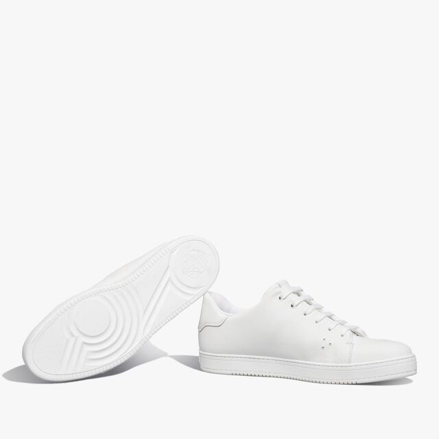 Sneaker Playtime En Cuir Scritto, FULL WHITE, hi-res 4