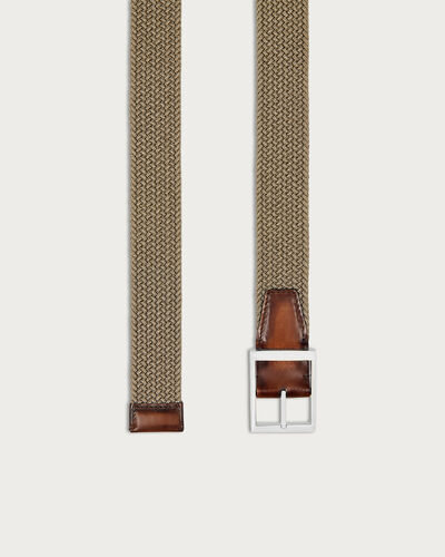 Classic Tressée Belt, Sand, hi-res