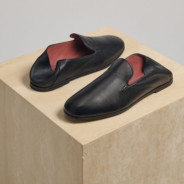 Escale Goat Leather Slipper, NERO, hi-res 4