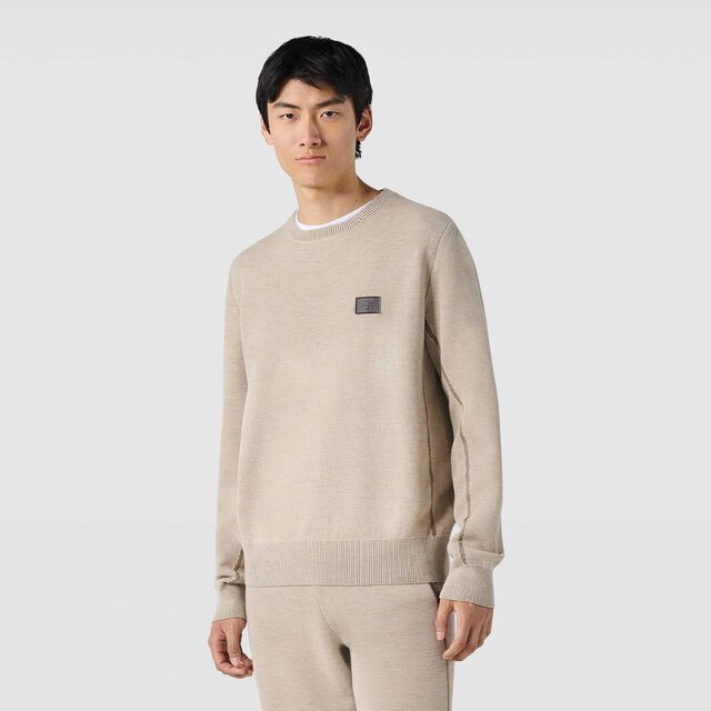 Shadow Crewneck, SAND, hi-res 2