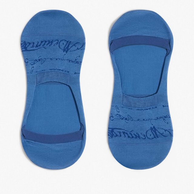 Shadow Cotton Ghost Socks, METHYL BLUE, hi-res 2