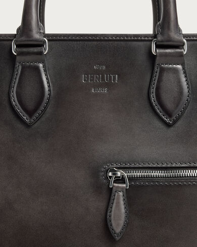 2 Jours Briefcase, Nero Grigio, hi-res
