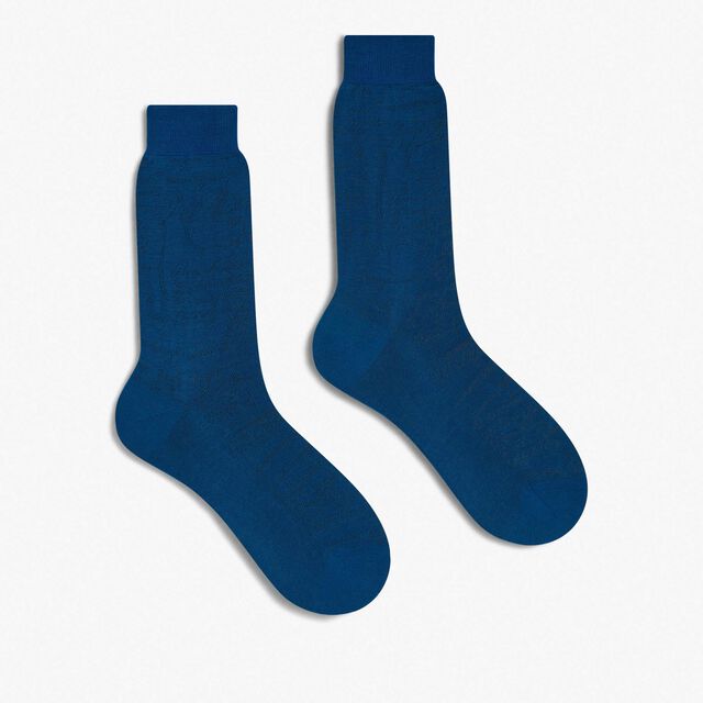 Fast Track Cotton Socks, BLEU DE SMALT, hi-res 2