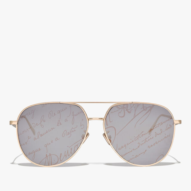 Glint Metal Sunglasses, GOLD + BRONZE, hi-res 1